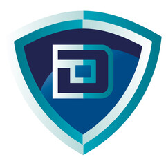 D Logo Design Template Vector MODERN Icon