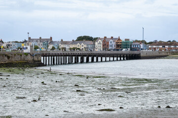 Dollymount Wooden Bridge Going Across to Clontarf from Bull Island