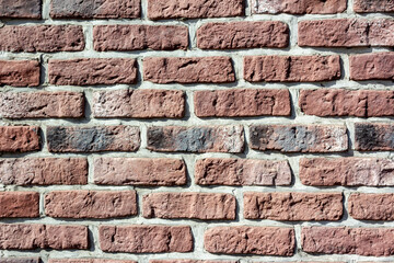Abstract brick wall texture with dirty spots for the background for the design. Textured background illustration. Architectural Wallpaper