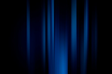 Acceleration speed motion on night road. Light and stripes moving fast over dark background. Abstract blue Illustration.