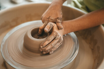 hands of a potter