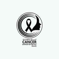 Fototapeta premium October Is Breast Cancer Awareness Month,Breast Cancer Awareness,Ways to Show Your Support During Breast Cancer Awareness Month,breast-cancer-awareness-month vector image.