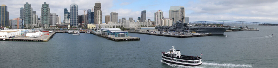 Obraz premium Panorama of San Diego downtown