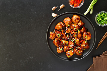 Easy teriyaki chicken on plate