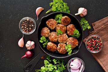 Tasty homemade cutlets