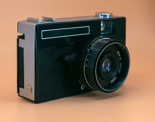 Soviet retro film camera, nastalgia.