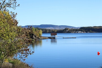 view of the lake