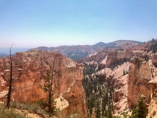 Bryce Canyon National Park in Utah.Rocky mountains erode and color a variety of landscapes.
Natural Bridge.