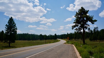 Bryce Canyon National Park in Utah.Rocky mountains erode and color a variety of landscapes.
A crossing caution sign in the Prairie Dog habitat.