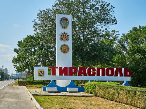Tiraspol Willkommenszeichen