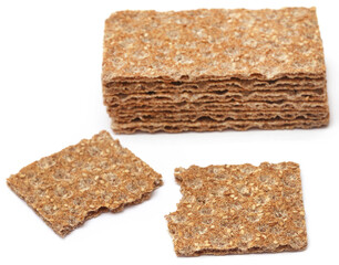 Crispbread with sesame seeds