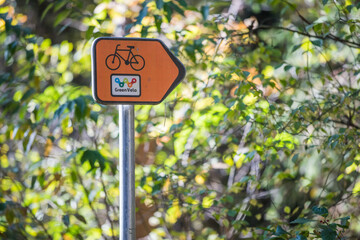 bicycle route sign
