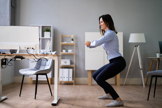 Workplace Sit Up Exercise