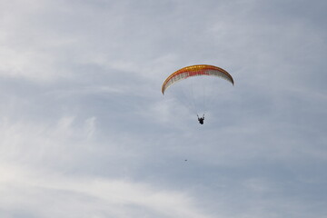 Parapente en vol
