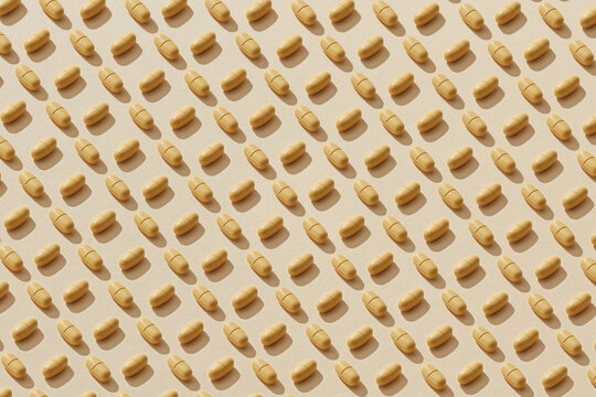 Orange pills pattern