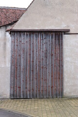 Alte Holztür.