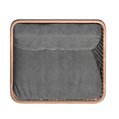 Fototapeta premium COUCH ARMCHAIR TOP VIEW - OBJECTS IN PLAN