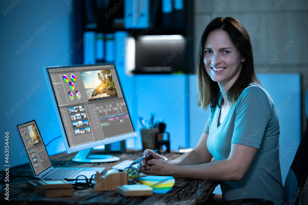 Aufkleber Video Editor Using Software For Edit