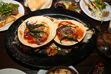 grilled chicken with vegetables