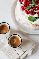 Two cups of coffee