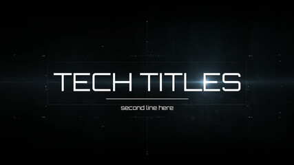 Futuristic Tech Titles