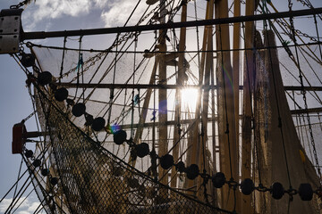 ship in the harbor