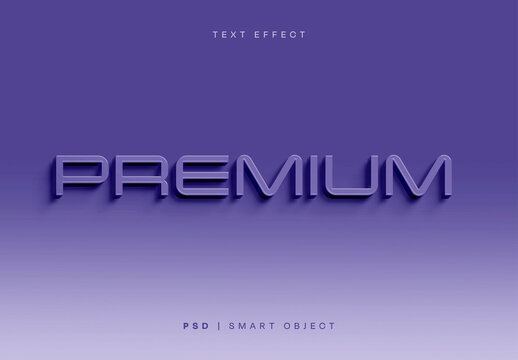 Premium Text Effect Mockup