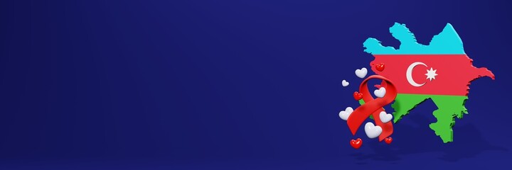 HIV AIDS anniversary in Azerbaijan for social media posts and stories