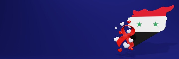 HIV AIDS anniversary in Syiria for social media posts and stories