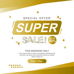 Special offer labels and banners