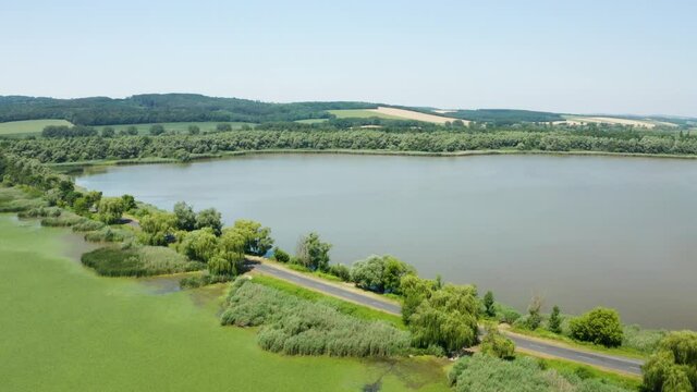 The Kis Balaton, a huge wetland habitat in Hungary, Europe.