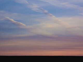 Beautiful pink and purple sunset.