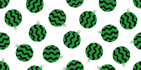 Watermelon illustration background. Seamless pattern.Vector. スイカのパターン　背景素材