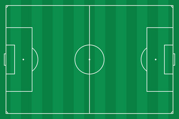 Football Soccer Field Vector Background