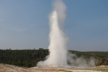 Yellowstone National Park Old Faithful Eruption