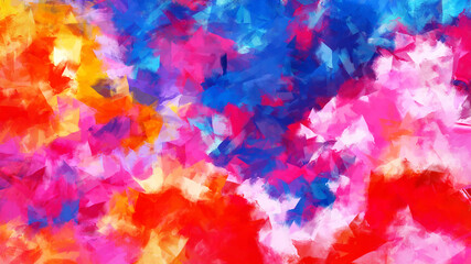 Modern Colorful Brushstroke Painting Background. Abstract Texture Background.