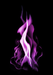 Obraz na płótnie Canvas The Violet Flame of Saint Germain - Divine Energy - Transformation