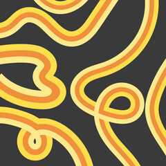 Obraz premium Pasta abstract square geometric banner