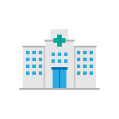 Hospital icon design template illustration vector isolated