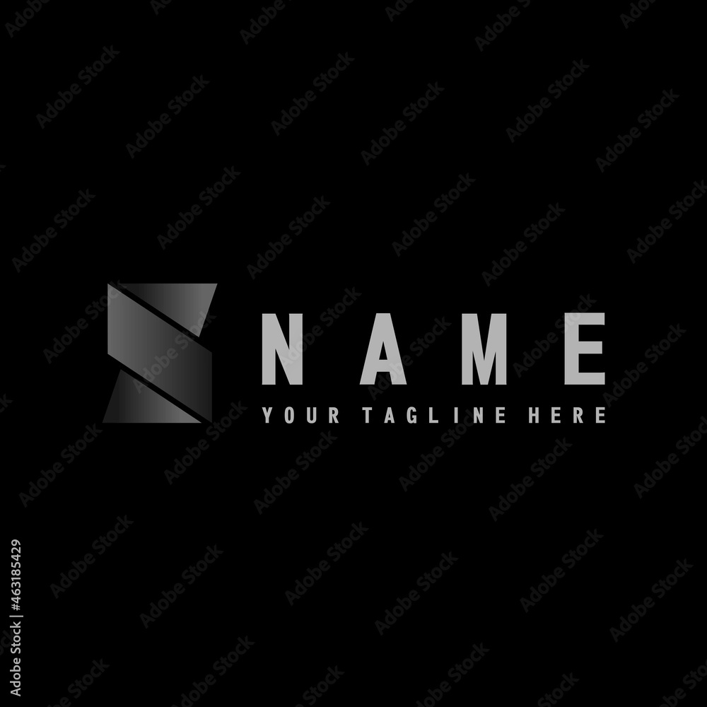 Poster letter or word S font in black variant image graphic icon logo design abstract concept vector stock. Can be used as a symbol associated with initial or monogram