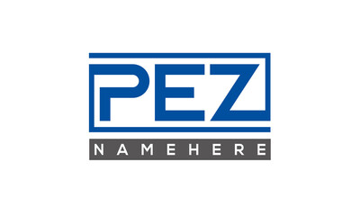 PEZ creative three letters logo