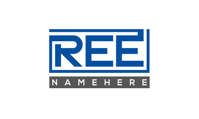 REE creative three letters logo