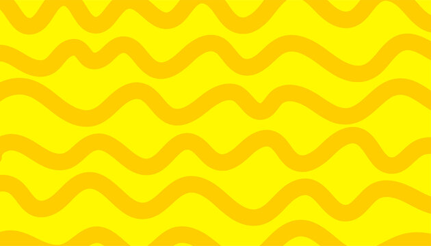 Pasta yellow background. Spagetty hand drawn banner. Vector pattern