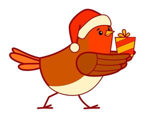 Christmas cartoons clip art. Christmas Bird clipart