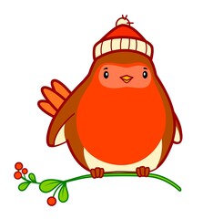 Christmas cartoons clip art. Christmas Bird clipart