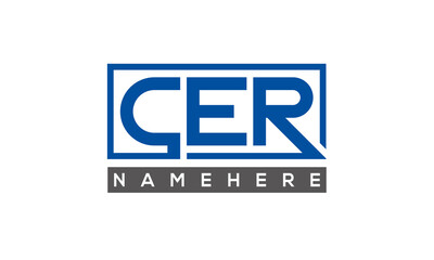 CER creative three letters logo	