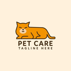 cat care logo design