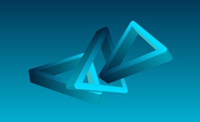 Three dimensional modern background - can be used for your banner, poster or project design