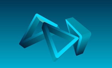 Three dimensional modern background - can be used for your banner, poster or project design
