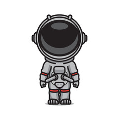 cute astronout vector